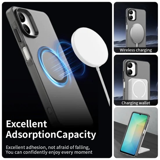 Калъф за Samsung Galaxy A06 - CandyCase MagSafe - Черен