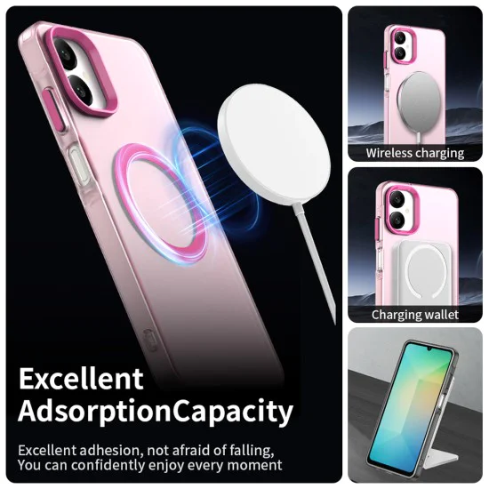Калъф за Samsung Galaxy A06 - CandyCase MagSafe - Розов