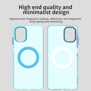 Калъф за Samsung Galaxy A06 - CandyCase MagSafe - Син