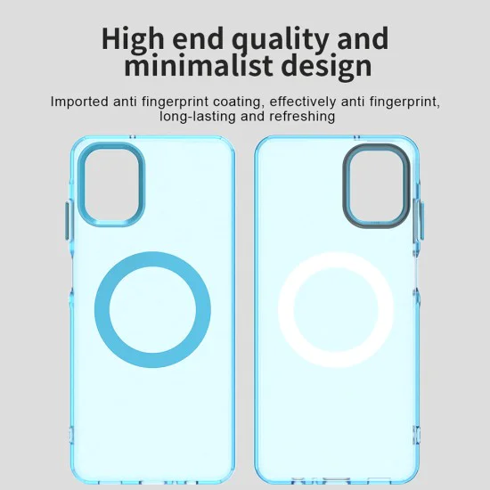 Калъф за Samsung Galaxy A06 - CandyCase MagSafe - Син
