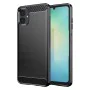 Калъф за Samsung Galaxy A06 - Carbon Silicone - Черен