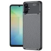 Калъф за Samsung Galaxy A06 - CarbonFiber - Черен