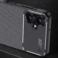 Калъф за Samsung Galaxy A06 - CarbonFiber - Черен