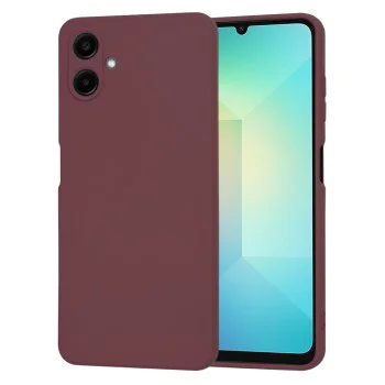 Калъф за Samsung Galaxy A06 - SoftFlex - Plum Red