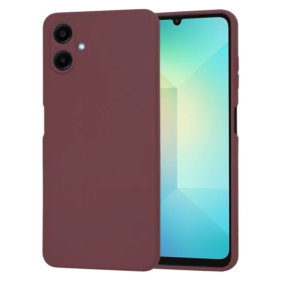 Калъф за Samsung Galaxy A06 - SoftFlex - Plum Red