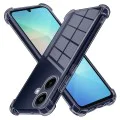 Калъф за Samsung Galaxy A06 - Techsuit - Удароустойчив Clear Silicone - Опушено Черен