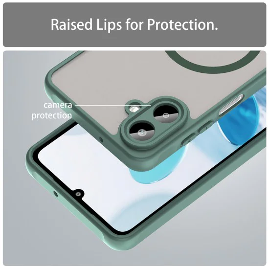 Калъф за Samsung Galaxy A07 4G - HaloFrost II MagSafe - Зелен