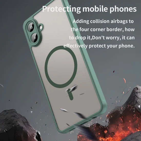 Калъф за Samsung Galaxy A07 4G - HaloFrost II MagSafe - Зелен