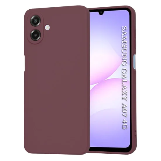 Калъф за Samsung Galaxy A07 4G - SoftFlex - Червен
