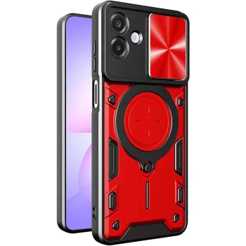 Калъф за Samsung Galaxy A07 4G – Techsuit CamGuard Pro – Червен