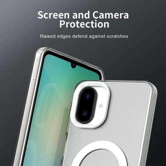 Калъф за Samsung Galaxy A07 4G - Techsuit - CandyCase MagSafe - Бял