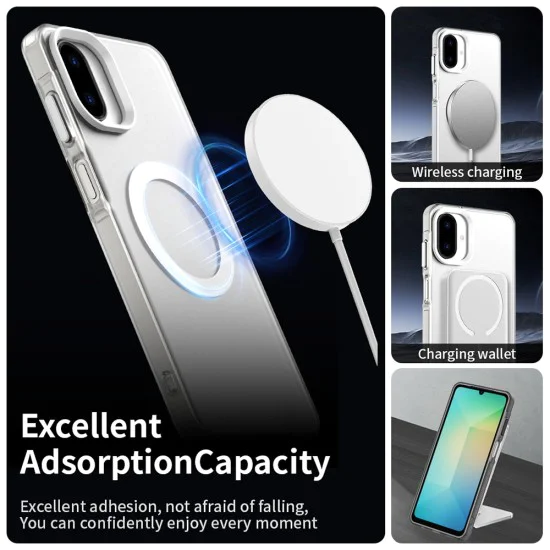 Калъф за Samsung Galaxy A07 4G - Techsuit - CandyCase MagSafe - Бял