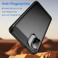 Калъф за Samsung Galaxy A07 4G - Techsuit - Carbon Silicone - Черен