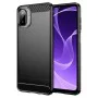 Калъф за Samsung Galaxy A07 4G - Techsuit - Carbon Silicone - Черен