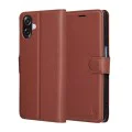 Калъф за Samsung Galaxy A07 4G - Techsuit - Leather Folio - Кафяв