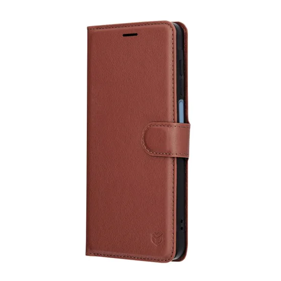 Калъф за Samsung Galaxy A07 4G - Techsuit - Leather Folio - Кафяв