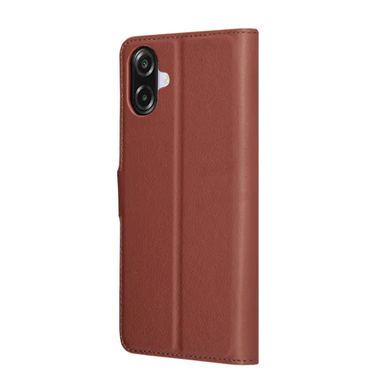 Калъф за Samsung Galaxy A07 4G - Techsuit - Leather Folio - Кафяв