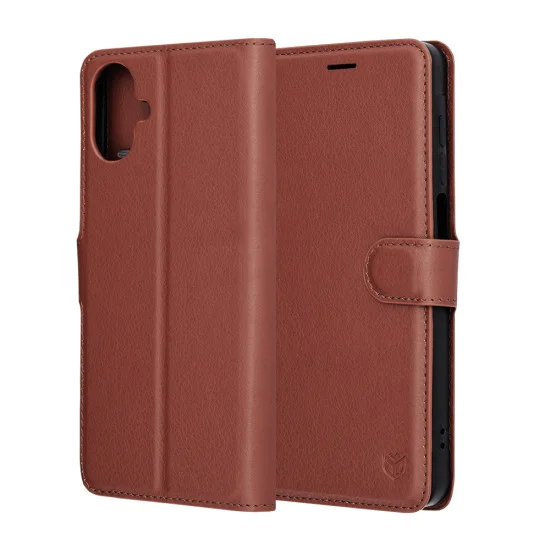 Калъф за Samsung Galaxy A07 4G - Techsuit - Leather Folio - Кафяв