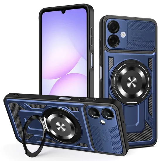 Калъф за Samsung Galaxy A07 4G - Techsuit - RuggedCam - Син
