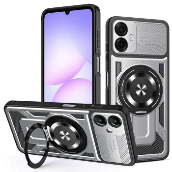 Калъф за Samsung Galaxy A07 4G - Techsuit - RuggedCam - Сив