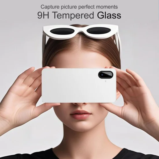 Калъф за Samsung Galaxy A07 4G - Цяло стъкло за камера - Черен