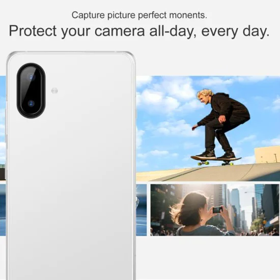 Калъф за Samsung Galaxy A07 4G - Цяло стъкло за камера - Черен