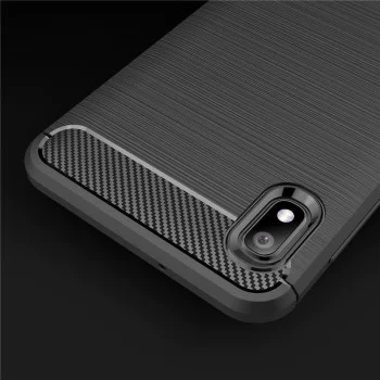 Калъф за Samsung Galaxy A10 / M10 - Carbon Silicone - Черен