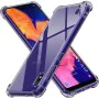 Калъф за Samsung Galaxy A10 - Techsuit - Shockproof Clear Silicone - Опушено Черен