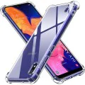 Калъф за Samsung Galaxy A10 - Удароустойчив Clear Clear Silicone - Clear
