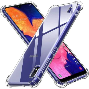 Калъф за Samsung Galaxy A10 - Удароустойчив Clear Clear Silicone - Clear