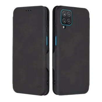 Калъф за Samsung Galaxy A12 / A12 Nacho - Safe Wallet Plus - черен