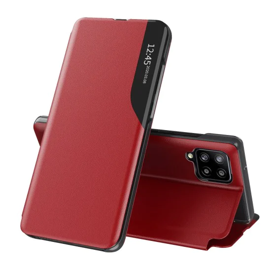 Калъф за Samsung Galaxy A12 / A12 Nacho - eFold Series - Червен