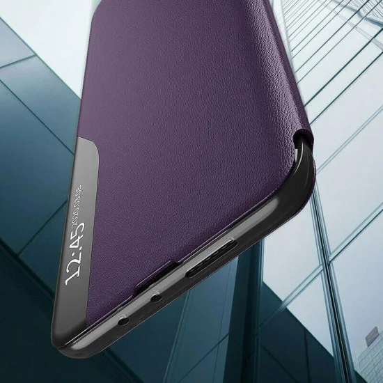 Калъф за Samsung Galaxy A12 / A12 Nacho - eFold Series - Лилав