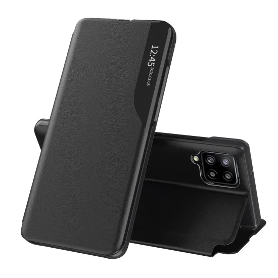 Калъф за Samsung Galaxy A12 / A12 Nacho - eFold Series - черен