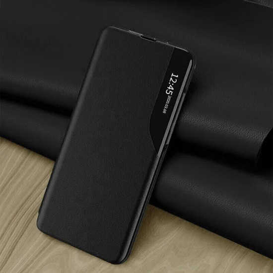 Калъф за Samsung Galaxy A12 / A12 Nacho - eFold Series - черен