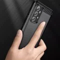 Калъф за Samsung Galaxy A13 4G - Carbon Silicone - Черен