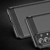 Калъф за Samsung Galaxy A13 4G - Carbon Silicone - Черен
