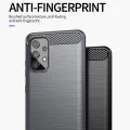 Калъф за Samsung Galaxy A13 4G - Carbon Silicone - Черен