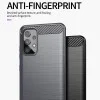 Калъф за Samsung Galaxy A13 4G - Carbon Silicone - Черен