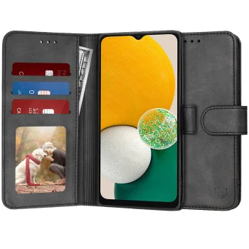 Калъф за Samsung Galaxy A13 5G / A04S - Дневник - Черен