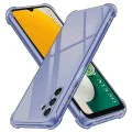 Калъф за Samsung Galaxy A13 5G / A04S - Techsuit - Удароустойчив Clear Silicone - Опушено Черен