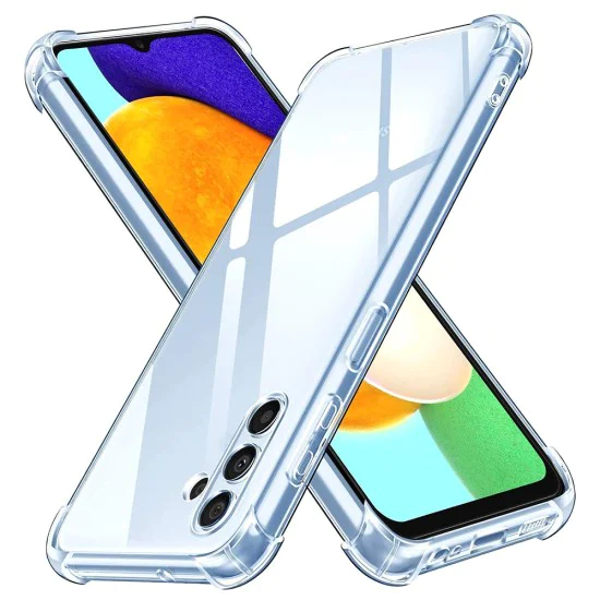 Калъф за Samsung Galaxy A13 5G / A04S - Удароустойчив Прозрачен Силиконов - Прозрачен
