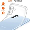 Калъф за Samsung Galaxy A13 5G / A04S - Удароустойчив Прозрачен Силиконов - Прозрачен