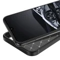 Калъф за Samsung Galaxy A14 4G / A14 5G - CarbonFiber - Черен