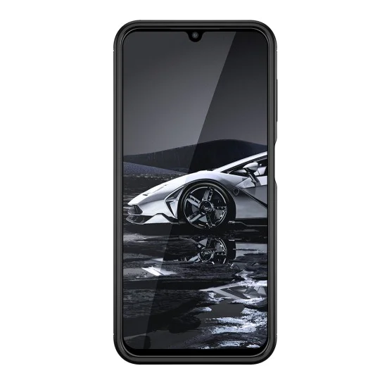 Калъф за Samsung Galaxy A14 4G / A14 5G - CarbonFiber - Черен