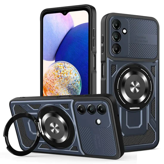 Калъф за Samsung Galaxy A14 4G / A14 5G - RuggedCam - Син