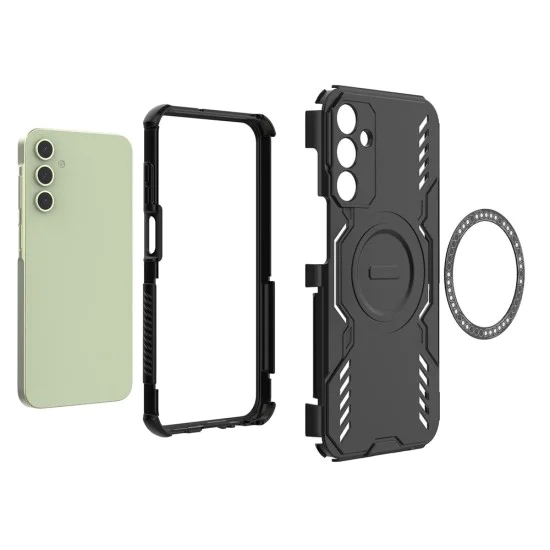 Калъф за Samsung Galaxy A15 4G / A15 5G - ArmorMag Case - Черен