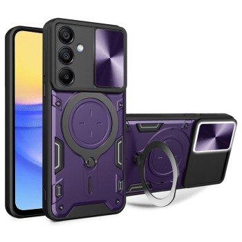 Калъф за Samsung Galaxy A15 4G / A15 5G - CamGuard Pro - Лилав