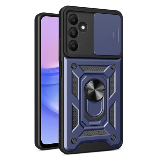 Калъф за Samsung Galaxy A15 4G / A15 5G - CamShield Series - син