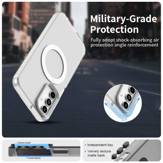 Калъф за Samsung Galaxy A15 4G / A15 5G - CandyCase MagSafe - Бял